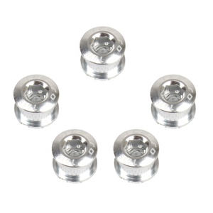 Personnalisé 7075 En alliage D'<span class=keywords><strong>aluminium</strong></span> plaque unique <span class=keywords><strong>escargot</strong></span> pédalier vis Anneau De Chaîne de Vélo Boulon De Roue Route VTT Vélo Disque Vis - Product Image 4