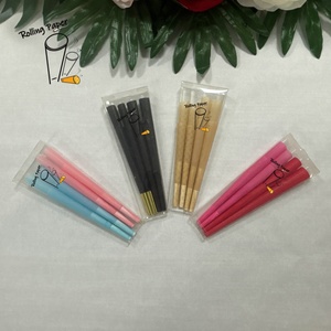 Papier à cigarettes classique non blanchi en gros, rouleaux préconiques personnalisables à la gomme arabique - Product Image 1