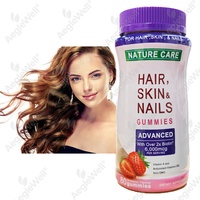Aeglewell Gummies Cheveux Peau Ongles à succès avec Biotine, Collagène et Kératine pour Adultes – Spécial Marché Américain