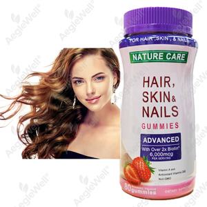 Aeglewell Gommose per Capelli, Pelle e Unghie con Biotina, Collagene e Cheratina per Adulti, Vendita Calda per il Mercato Statunitense - Product Image 3