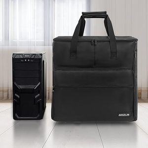 Sac de transport pour ordinateur portable de jeu de bureau, durable, double couche, sac de rangement pour ordinateur portable, sac de rangement pour ordinateur portable - Product Image 1