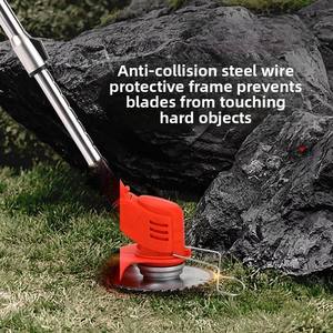 Tondeuse à <span class=keywords><strong>gazon</strong></span> sans fil à batterie lithium rechargeable pour usage domestique, idéale pour la tonte et le désherbage du jardin, tondeuse à <span class=keywords><strong>gazon</strong></span> électrique - Product Image 3