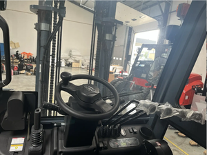 4 tekerlekten çekiş 3.5ton 5 Ton engebeli arazi dizel forklift  kapalı kabin AC ile yüksek kaliteli Off-Road Forklift dış mekan kullanımı - Product Image 3