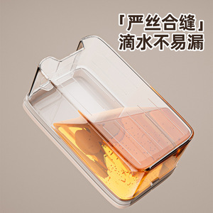 Youqin Refrigerator Storage Box Rectangle Airtight Lid Kitchen Fridge Organizer Vegetable Fruit Egg Preservation Container - Product Image 3