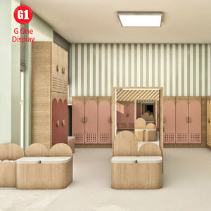 Juegos Infantiles Modernos con Muebles Personalizados e Iluminación LED, Estante de Exhibición de Madera Ecológica - Product Image 5