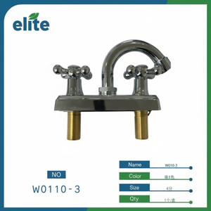 Oro rosa due maniglie ponte rubinetto in acciaio inox classico girevole per cucina bagno fornitore all'ingrosso per uso domestico - Product Image 1