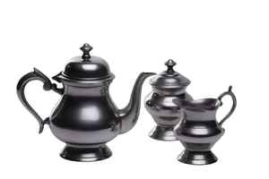 Ensemble de théière moderne en laiton pour décoration de maison et d'hôtel, couleur noire, design élégant, ensemble de théière en laiton, café, thé et expresso - Product Image 2