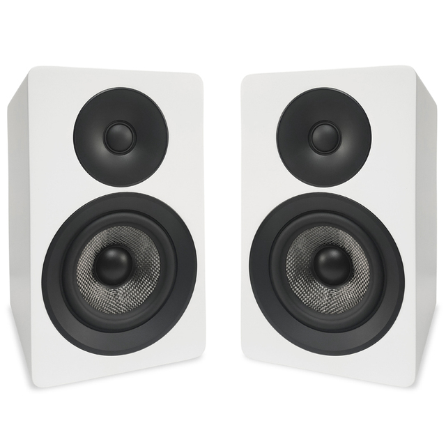 5.25 Inch 2-Way HiFi Bookshelf Speakers for Home Theater Wooden Cabinet Stereo Passive Near Field Monitor Loudspeakers
