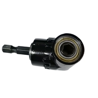Adaptador de mango hexagonal de 105 grados PMS a varilla de extensión de cabeza cuadrada, destornillador neumático a llave de vaso, junta de conversión de 1/2, 3/8, 1/4