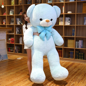 Blue Teddy Bear Stuffed Animal Doll Soft Cute Bear Plush Toy Presente dos namorados de aniversário para crianças Amigo Urso Plush Pillow - Product Image 3