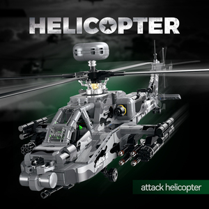 Guly 60549 Hélicoptère Militaire à Hélices, Avion <span class=keywords><strong>de</strong></span> <span class=keywords><strong>Combat</strong></span>, Modèle <span class=keywords><strong>de</strong></span> Présentation, Briques MOC, Jouets <span class=keywords><strong>de</strong></span> Construction, Cadeau DIY - Product Image 2
