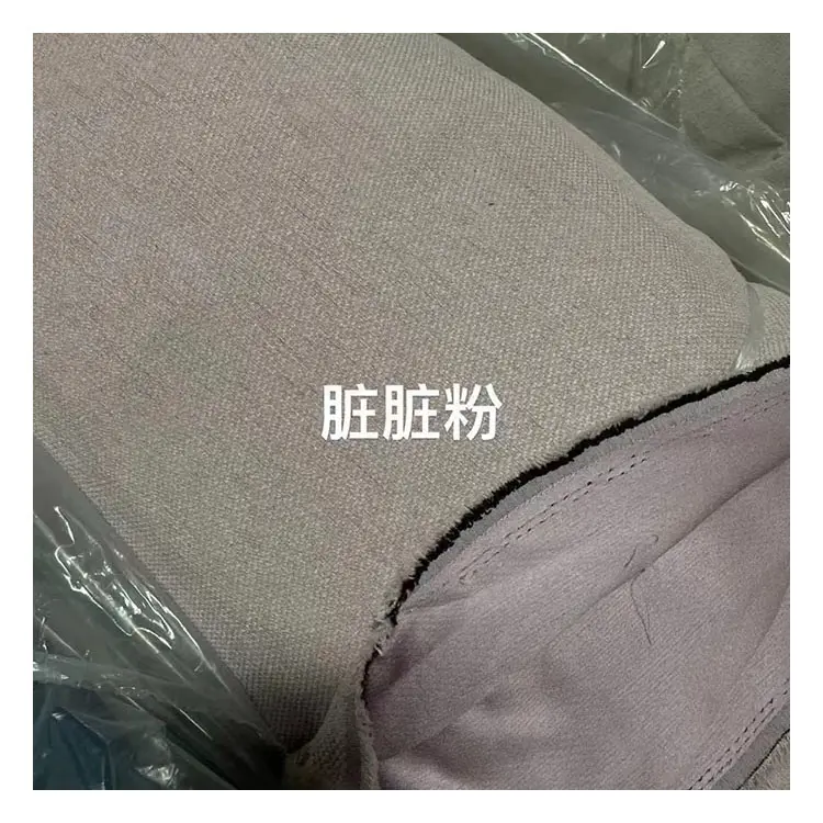 Stock de lino opaco de alta calidad listo para fábrica tela de lino de colores lisos para cortinas al por mayor