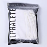 Pochette en plastique refermable avec impression en gravure personnalisée pour chaussettes, vêtements, sous-vêtements, emballage de marchandises en Mylar