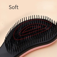 Vente en gros Logo personnalisé Extension de cheveux ABS antistatique Air lisse démêlant brosse à cheveux démêlant brosse à cheveux