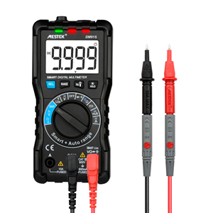 Mestek — multimètre numérique LCD, comptage à 9999 points, testeur de résistance à tension AC ou DC, multimètre de continuité de fréquence - Product Image 1