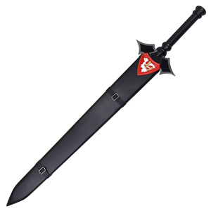 Ming Hu <span class=keywords><strong>Sword</strong></span> <span class=keywords><strong>Art</strong></span> <span class=keywords><strong>Online</strong></span> Saison <span class=keywords><strong>2</strong></span> Epée sacrée Chapitre ALO EOG Kirito Arme Épée Noire COS Accessoires - Product Image 5