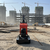 Meuleuse à sol professionnelle à vitesse variable de 630 mm pour le polissage du béton, l'élimination de l'époxy, équipement de construction