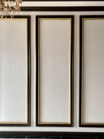 Panel Akustik untuk Dinding 3d Pvc Panel Dinding Emas 3d Busa Panel Dinding Dekoratif