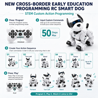 Nouveau Robot Interactif Intelligent Télécommandé pour l'Éducation Précoce, Programmable, Chantant et Dansant, Jouet Éducatif Transfrontalier