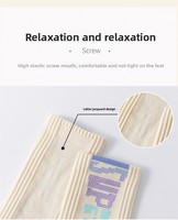 Chaussettes de basketball montantes pour jeunes, tricotées, à motif lettres dégradées, antidérapantes, en polyester/poly-coton, avec doublure haute performance, pour athlètes professionnels