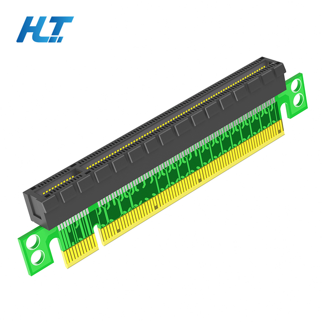 PCIE 16X Riser Card Adapter PCI Express 16X Slot Converter 180 Degree Connectors for 1U 2U Server Case Chassis