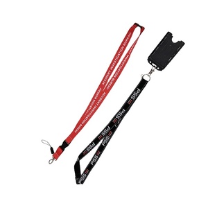 Manufacturer Free Sample Promotional Cheap Custom Printed RPET <b>Polyester</b> Neck <b>Lanyard</b> With Logo - Product Image 1