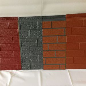 Panel de pared PU panel sándwich al aire libre decorativo aislado en relieve Metal <span class=keywords><strong>fachada</strong></span> - Product Image 2