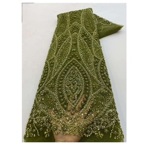 Gold Yellow Lace Fabric - Elegant Tulle for Wedding Dresses