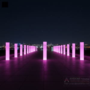 Pilier décoratif LED imperméable pour extérieur / Fournitures de mariage LED - Product Image 6