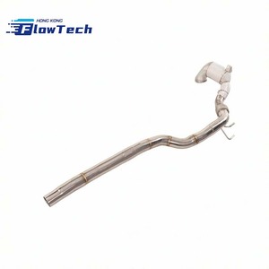 ท่อลงสแตนเลส T304 แบบไหลสูงสำหรับรถยนต์ Volkswagen Tiguan L 2.0T พร้อมแผ่นกันความร้อน – ท่อไอเสียสมรรถนะสูงแบบยึดติดโดยตรง - Product Image 6