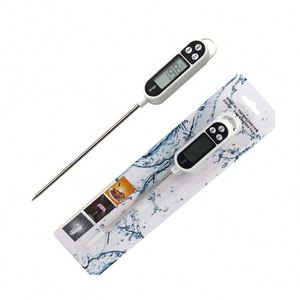 เครื่องวัดอุณหภูมิอาหารแบบอ่านค่าได้ทันทีสำหรับการย่าง บาร์บีคิว การทำอาหาร - ปากกาวัดอุณหภูมิแบบดิจิตอลสำหรับเนื้อสัตว์ น้ำมัน น้ำ อุณหภูมิห้อง และอุณหภูมิแอร์ - Product Image 1