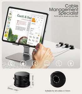 Penjepit Kabel Magnetik Pengatur Kabel Silikon, Pengatur Kabel Pengisi Daya, Tali Pengatur Kabel, Penggulung Kabel Headphone yang Dapat Digunakan Kembali - Product Image 2