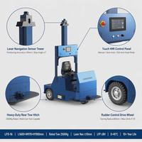 Tracteur électrique intelligent avec accouplement automatique, robot AGV personnalisé pour l'automatisation du remorquage des chariots sur la ligne d'assemblage
