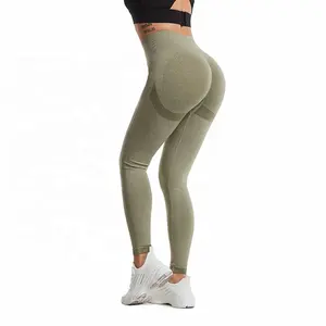 Mallas elásticas de LICRA de cintura alta para mujer, pantalones de Yoga para entrenamiento atlético, sublimación, a la moda, precio de fábrica