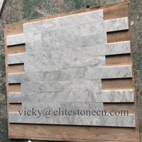 Carrelage en marbre blanc Dolomite 3x6 pouces populaire aux États-Unis pour salle de bain