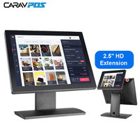 Terminal Punto de Venta con Pantalla Táctil de 15 Pulgadas, Windows 11, Todo en Uno, Pantalla Secundaria Versátil, Sistema POS, Fabricante OEM de POS