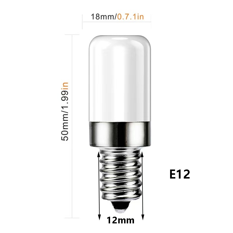 HoneyFly T18 швейная машина светодиодная лампа E12 E14 2 Вт 220 В/110 В чехол для ПК молочно-регулируемый 2835SMD * 8 шт. для духовки холодильник вытяжка
