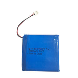 105050 <span class=keywords><strong>2</strong></span> 7,4 v 3000 mah batería de polímero de iones de litio paquete para los productos digitales - Product Image 1