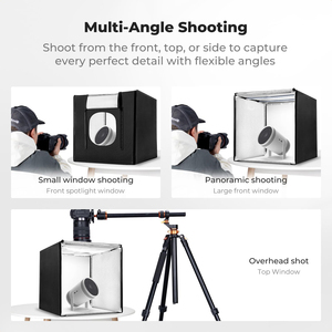 <span class=keywords><strong>Caja</strong></span> <span class=keywords><strong>de</strong></span> <span class=keywords><strong>Luz</strong></span> para Fotografía <span class=keywords><strong>de</strong></span> 80 cm, Kit <span class=keywords><strong>de</strong></span> Estudio Fotográfico en Forma <span class=keywords><strong>de</strong></span> Cubo, Cajas <span class=keywords><strong>de</strong></span> Iluminación LED Profesionales, Softbox con Fondo - Product Image 3