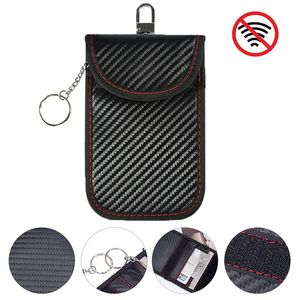 Faraday – housse de protection de <span class=keywords><strong>porte</strong></span>-clés en Fiber de carbone, format de poche Compact, bloquant le Signal, pochette Faraday, <span class=keywords><strong>porte</strong></span>-clés de voiture - Product Image 2