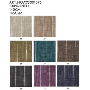 Tela a Rayas <span class=keywords><strong>de</strong></span> Lino 100% Tejido Premium, Material <span class=keywords><strong>de</strong></span> Alta Calidad para Prendas <span class=keywords><strong>de</strong></span> Vestir <span class=keywords><strong>y</strong></span> Venta al por Mayor, Oeko-Tex 100 GOTS - Product Image 3