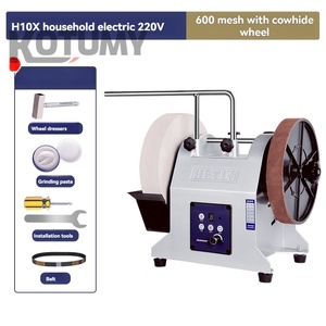 Nouvelle machine à aiguiser électrique à double roue, petite meuleuse à couteaux domestique refroidie à l'<span class=keywords><strong>eau</strong></span>, 220V - Product Image 3