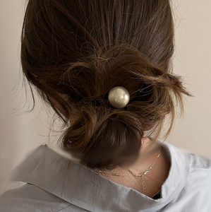 Élastique à cheveux élégant en or brossé, fait main, haute élasticité, <span class=keywords><strong>pour</strong></span> femmes, <span class=keywords><strong>accessoire</strong></span> <span class=keywords><strong>pour</strong></span> <span class=keywords><strong>chignon</strong></span> <span class=keywords><strong>bas</strong></span> ou coiffure arrière - Product Image 5
