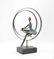 Modèle de ballet dansant pour femmes, moules en résine, sculptures en silicone, décoration de la maison, artisanat en résine, les plus populaires