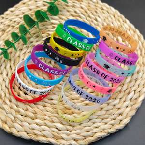 Bracelets en silicone pour la fête de remise des diplômes, classe de 2025, félicitations, 2026 - Product Image 4