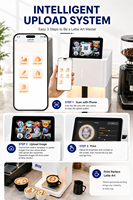 Imprimante à mousse de café commerciale, machine d'impression d'art latte avec encre comestible, WiFi, USB, imprimante photo avec logo personnalisé