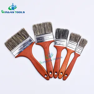 Flat Paint Brushes Graining Tool Wholesale/ Wood DIY Wool Bamboo Row Paint Brush for Artist Painting Modern Wall Painting Tools