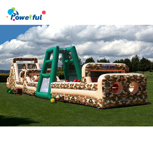 <span class=keywords><strong>Course</strong></span> d'obstacles gonflable géant de 80 pieds pour adultes et enfants, jeu de sport, botte de <span class=keywords><strong>camp</strong></span>, défi - Product Image 1