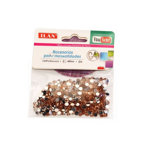 Strass Ilan 4 mm color champagne per artigianato e decorazioni - Product Image 2