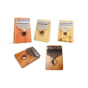 Grosir instrumen belajar siswa kualitas tinggi 17 kunci Piano jempol jari kayu piano jempol indah berukuran kecil - Product Image 4